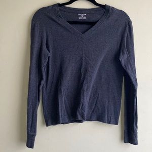 Jones New York Sport grey long sleeve sweater size Medium
